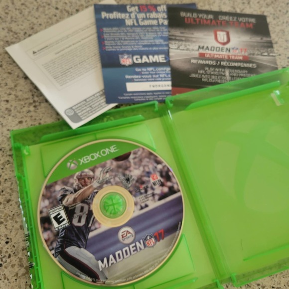 Madden NFL 17 (Microsoft Xbox ONE, 2016) Football - CIB Complete w/ Inserts. - Picture 5 of 10